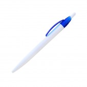 Двухцветная ручка пластиковая с логотипом